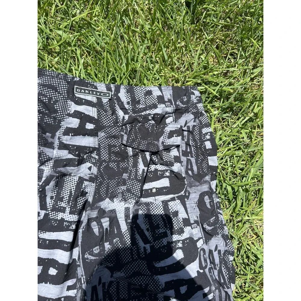 2013 Oakley All Over Print Board Swim Shorts Trunks 35 Tie 11